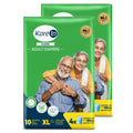 Karein Classic Adult Diaper Tape Xl Size, Extra Large, Waist (100150 Cm 4059), 20 Unit, Long Protection Hour, Unisex, Quick 