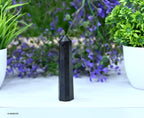 WholesaleGemShop-GEMSCITE 3 Inch Black Tourmaline Gemstones Obelisk Tower Jumbo Facet Aura Rock Crystal Natural Polished Earth W