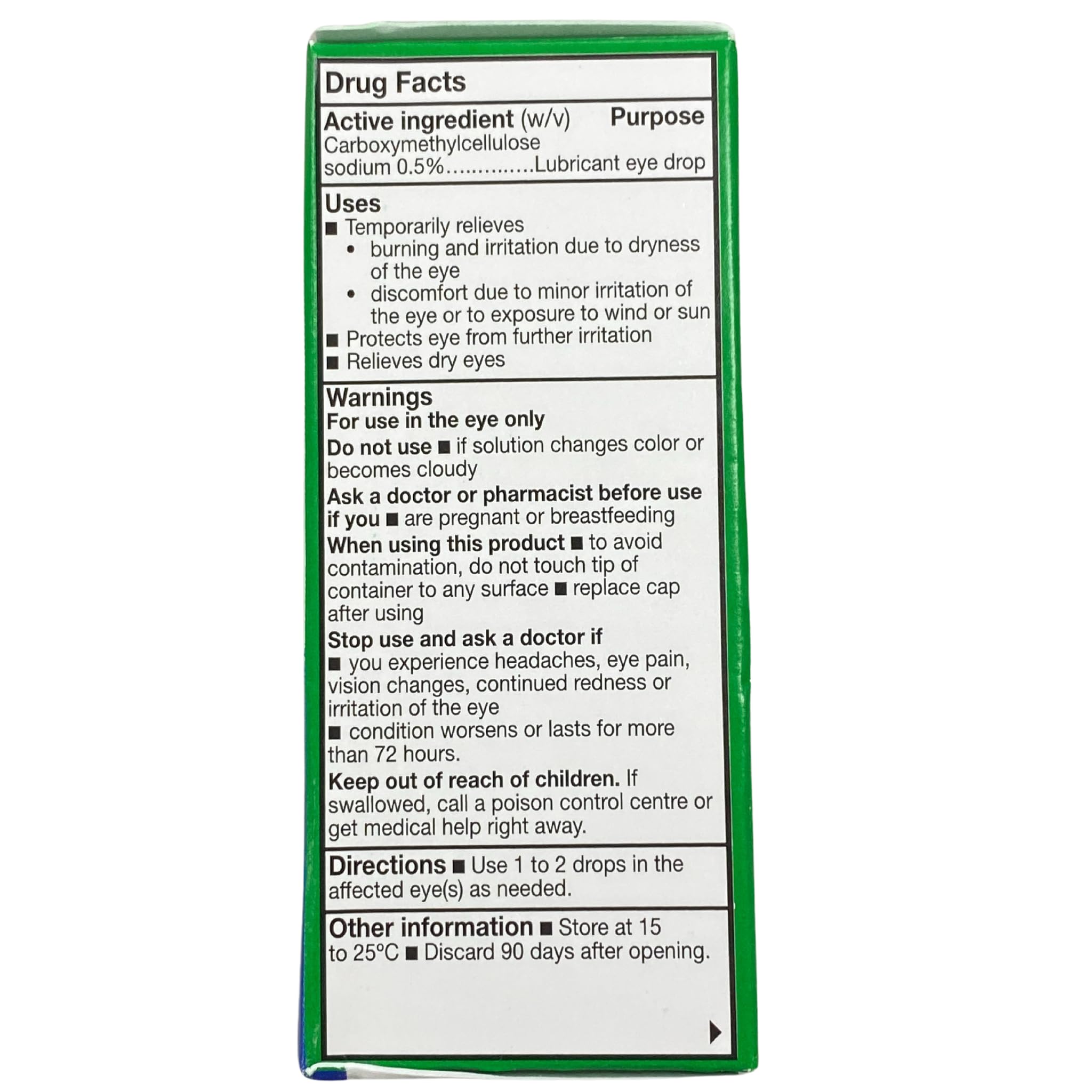 Refresh Tears Lubricant Eye Drops, Moisture Drops for Dry Eyes. 4- .5 fl oz. bottles