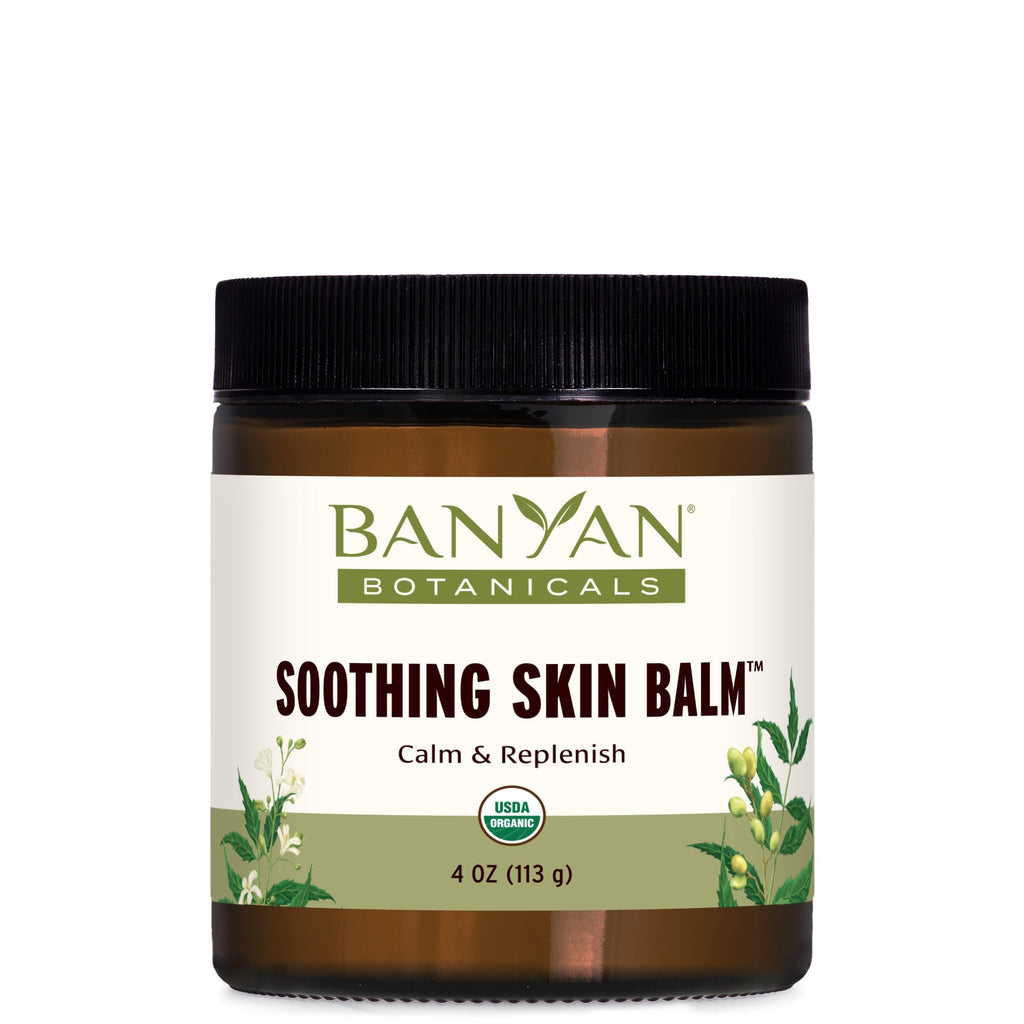 Banyan Botanicals Soothing Skin Balm - Organic Herbal Skin Care Salve with Neem Leaf and Vetiver - Cooling and Soothing Balm For