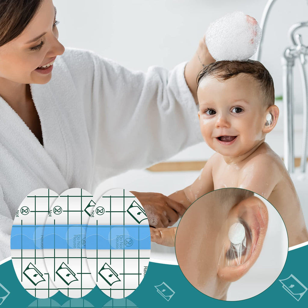 Kingdder 60 Pcs Baby Ear Covers for Bath Waterproof Ear Protection Plugs for Swimming Kids Newborn Shower Surfing Snorkeling and