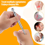 Stainless Steel Acupressure Bar Massage Pen Manual Acupressure Pen-Deep Tissue Massage Tool Relaxing Acupuncture Tools Massage T