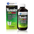 Reliable-1 Laboratories Tussin DM MAX Cough Suppressant, Reduces Cough & Chest Congestion, Thins/Loosens Mucus, Adult Strength N