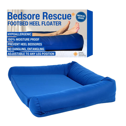 Bedsore Rescue Foot Bed Heel Flotation Protection Cushion | Support Feet, Ankles and Legs | Heel Protectors for Pressure Sores |