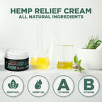 WELLUTION Hemp Cream MSM 30x Power - All-Natural Hemp Seed Oil Extract - Extra Strength Hemp Lotion with Arnica & Menthol - 4 oz