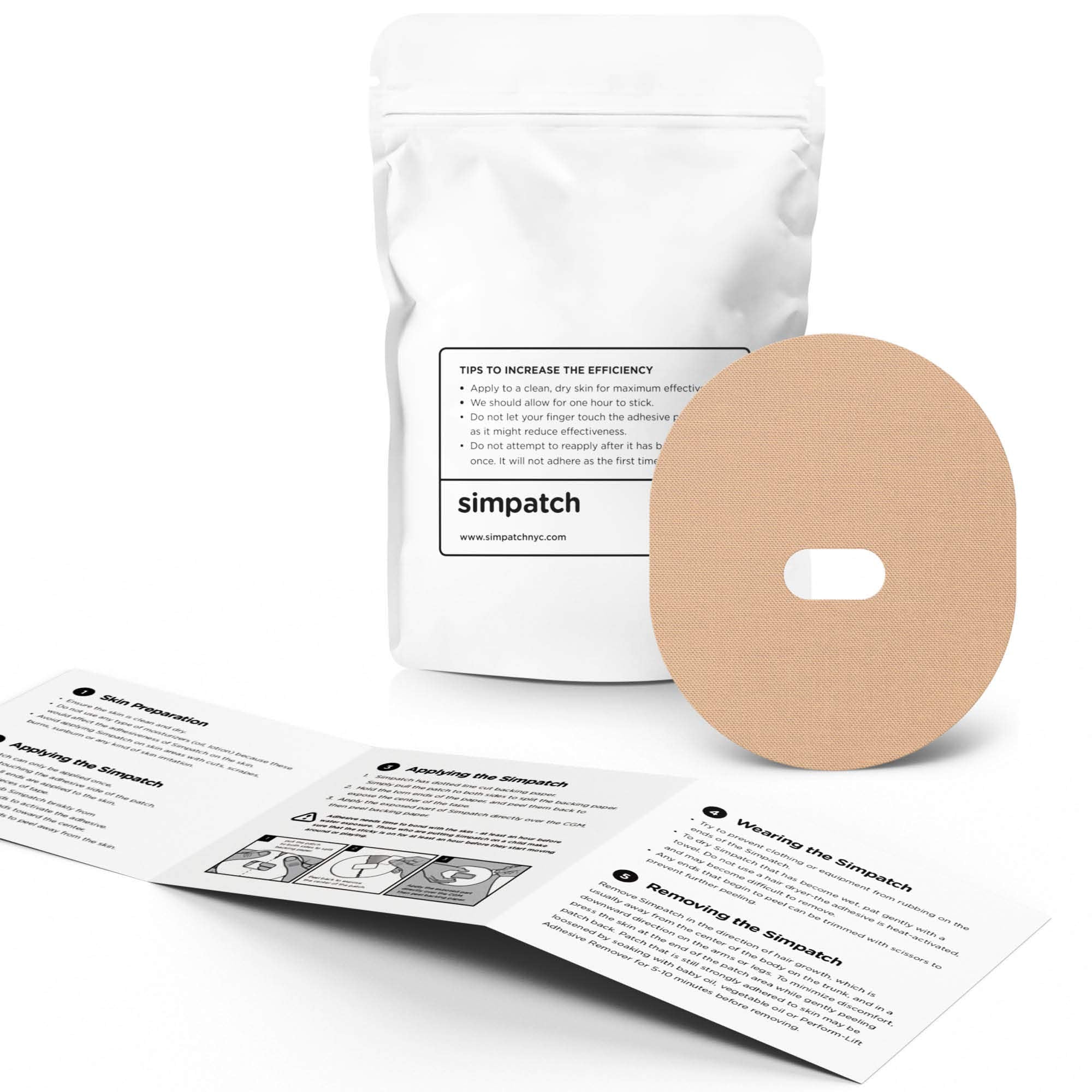 SIMPATCH - Guardian, Enlite Adhesive Patch (25-Pack) (Tan)