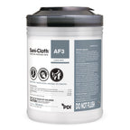 Sani-Cloth AF3 Germicidal Disposable Wipe - Pre-Moitened Surface Disinfecting Wipes, Unscented, Alcohol-Free - Large Canister, 6