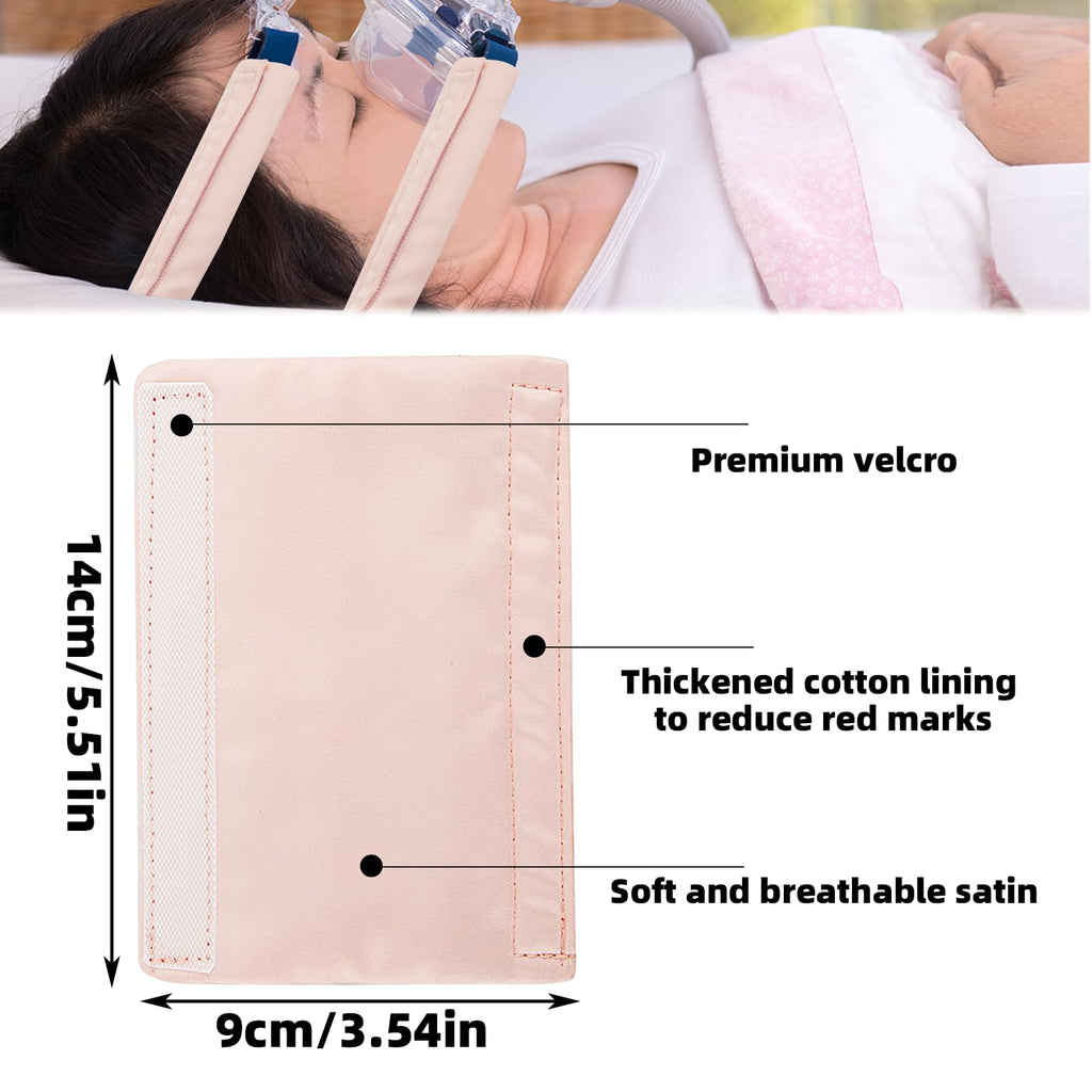 6 Pack Satin CPAP Strap Covers, Universal CPAP Strap Cushions, Comfort CPAP Mask Cushions fit Most CPAP Mask and Headgear can Re
