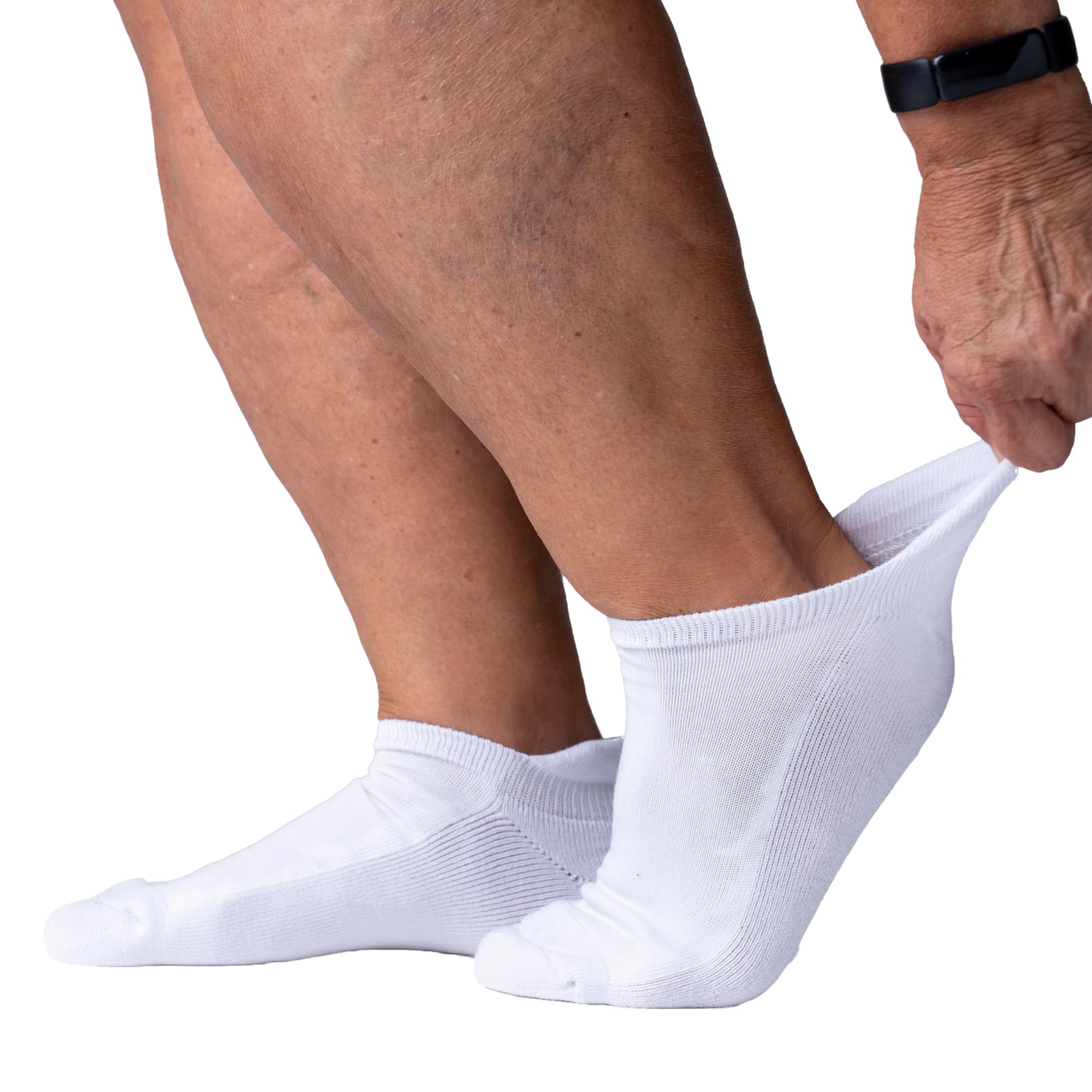 Viasox Diabetic Ankle Socks for Women & Men, Low Cut Non Binding, Seamless Neuropathy Socks