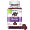 Herbion Naturals Elderberry Gummies with Vitamin C & Zinc Healthy Immune System Support Gummies, 60 Count Pectin Gummies