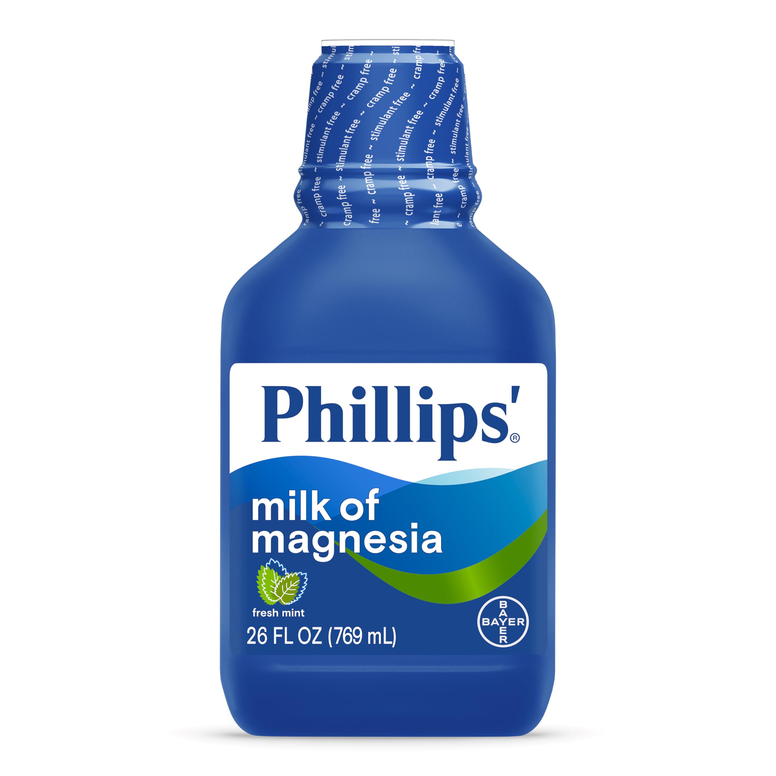 Phillips Fresh Mint Milk of Magnesia Liquid,26 Fl Oz (Pack of 2)