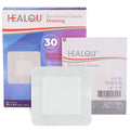 HEALQU Island Dressing - 4x4, 30 Count - Bordered Gauze Sterile Individually Wrapped Gauze Pads, Water-Resistant, Non-Woven Back