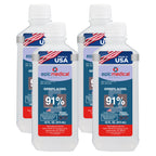 Epic Medical Supply 91% Percent Isopropyl Alcohol 91, Rubbing Alcohol Isopropilico 16 oz. Bottle, Multipurpose First Aid Antisep