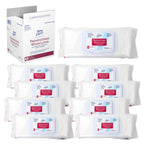 Dynarex Personal Cleansing Washcloth - Pre-Moistened Wet Wipes with Lanolin & Aloe Vera - Disposable Sheets for Incontinence, Pe