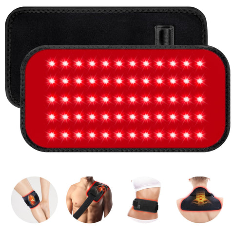 Red Light Therapy Belt, Infrared Light Therapy for Body, Wearable Wrap with Timer for Back Shoulder Waist Muscle Pain Relief, Im