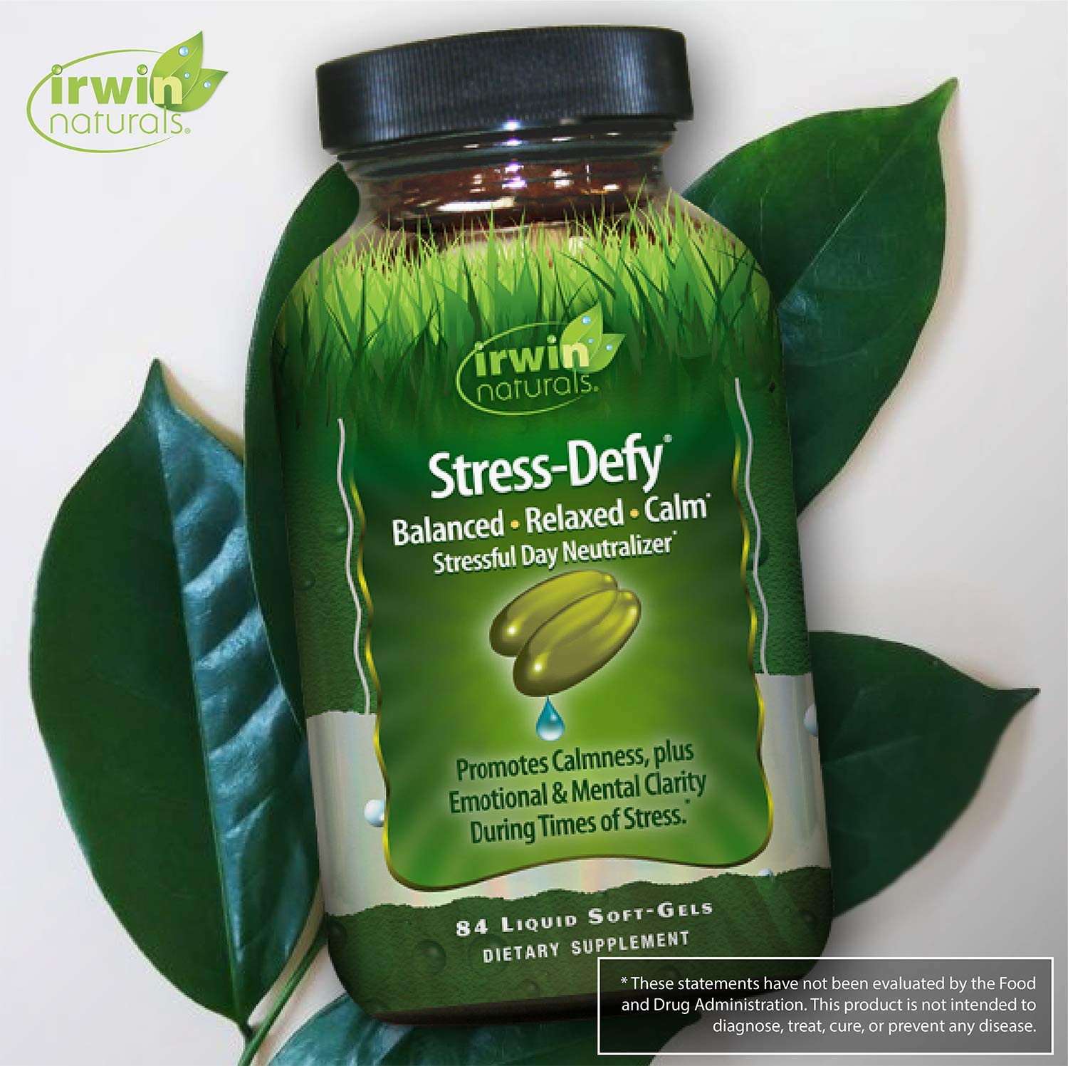 Irwin Naturals Stress-Defy 84 Softgels