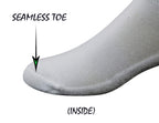 Yomandamor Mens Cotton Diabetic Low Cut Socks with Seamless Toe,5 Pairs