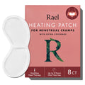 Rael Heating Pad, Herbal Heating Patches - Period Heating Pads for Cramps, Heat Therapy, Large Size for Extra Coverage, All Skin