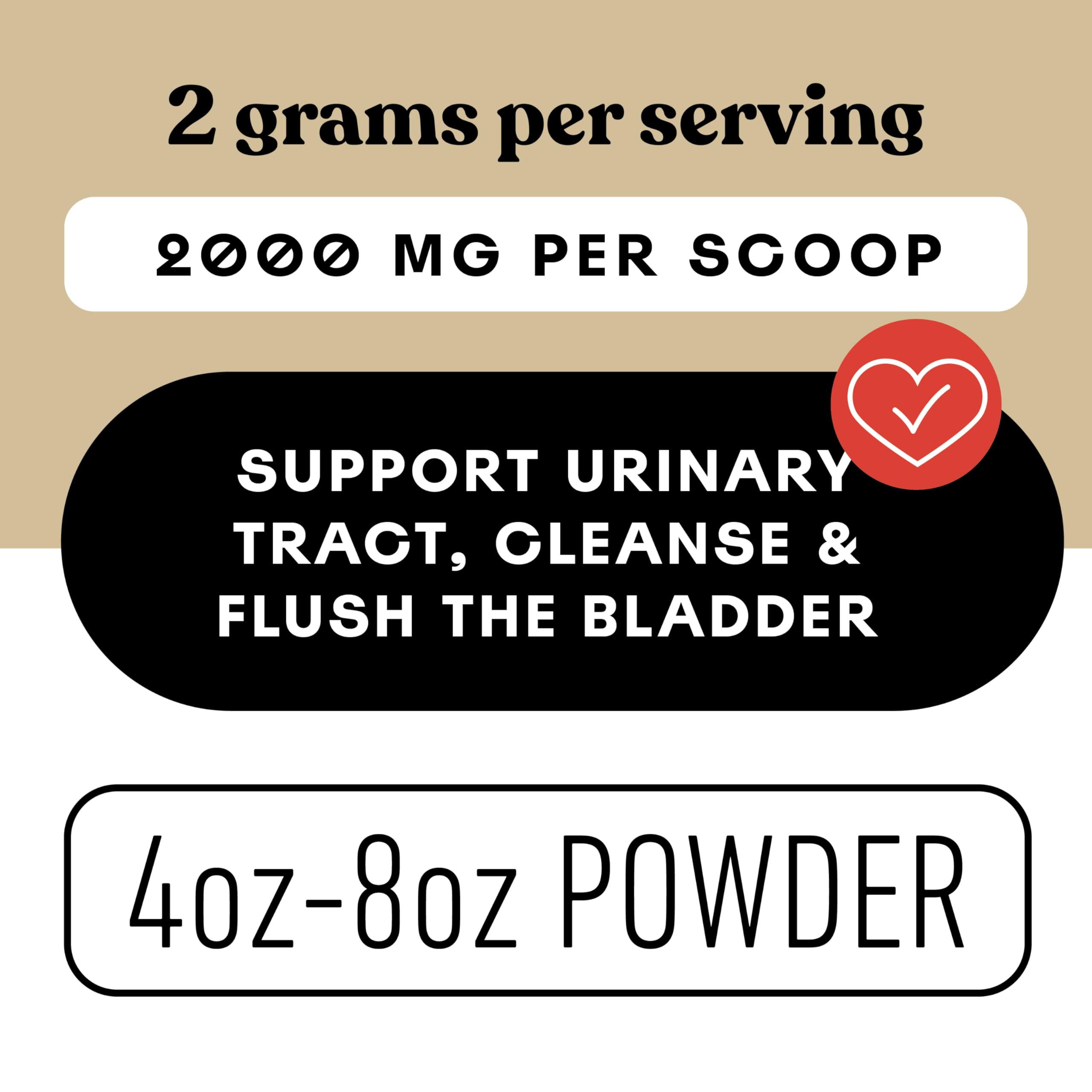 Complete Natural Products Pure D-Mannose Powder Supplement - Bulk D-Mannose 8oz (227 g) 115 Servings for UTI, Bladder, & Urinary