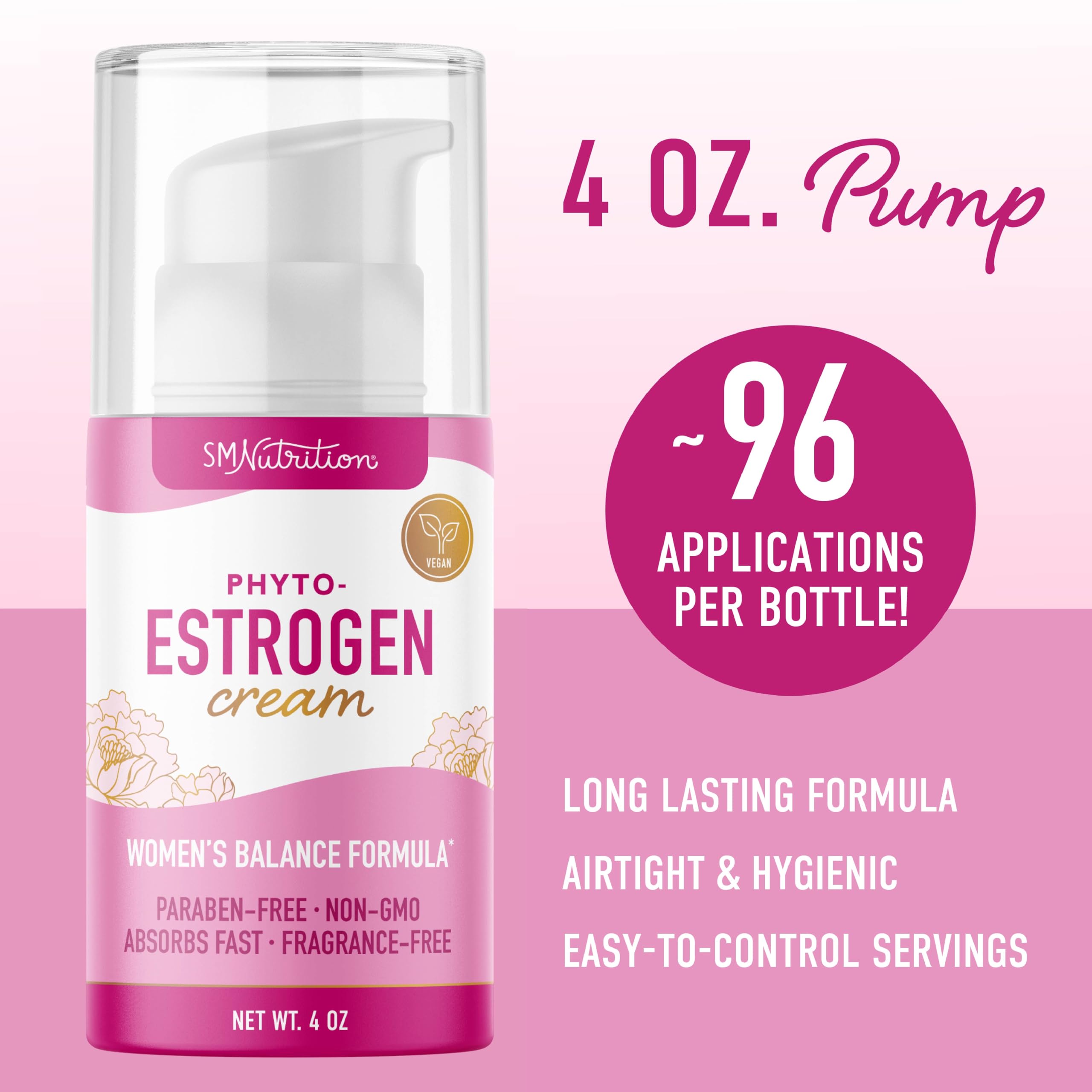 Phyto Estrogen Cream for Women with Wild Yam | Plant Based Hot Flash, Menopause & Menstrual Cycle Support | Black Cohosh, Dong Q