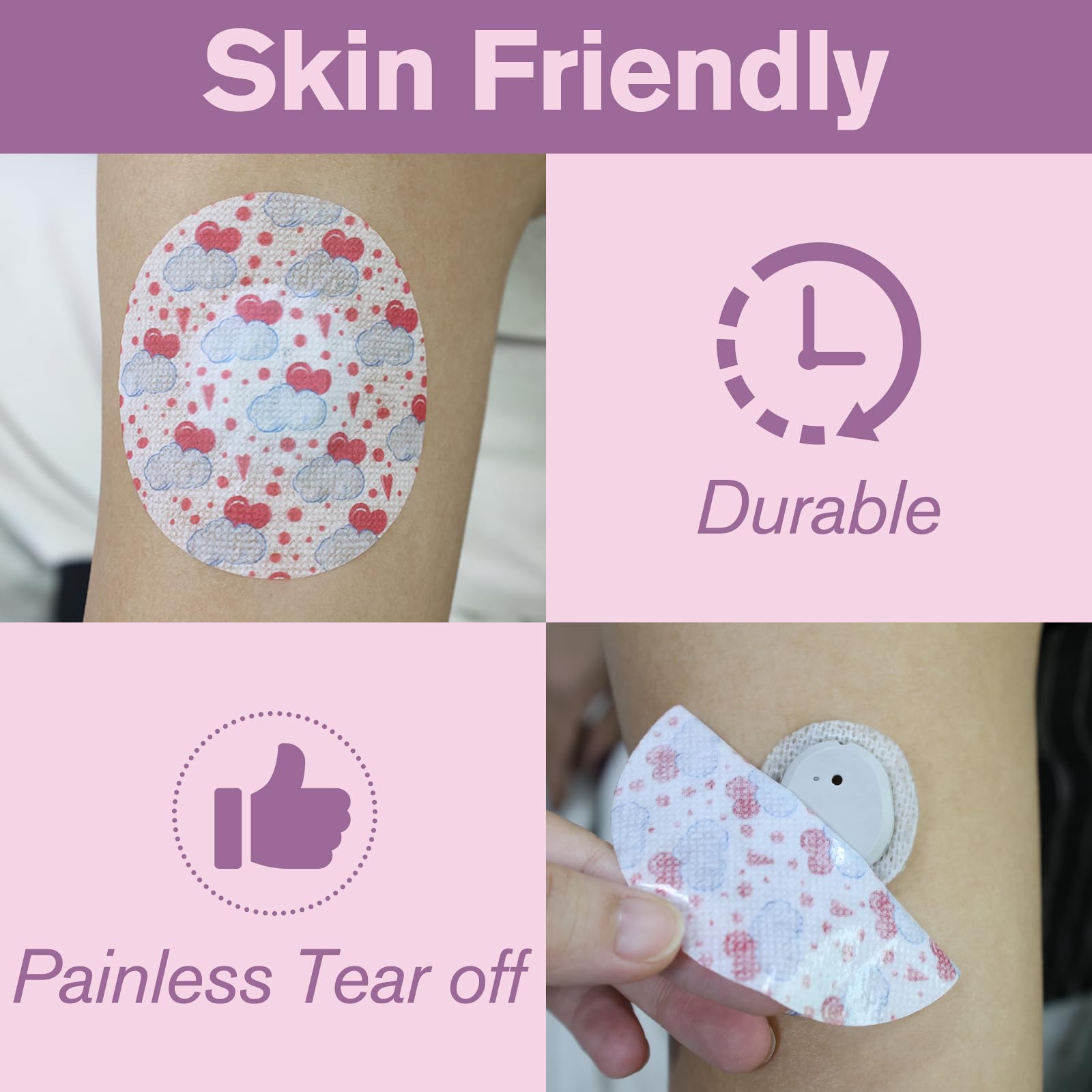 iFunyo 30 Pack Waterproof G7 Adhesive Patches Stelo Sensor Covers Hypoallergenic & Latex-Free Overpatch Breathable CGM Protectio