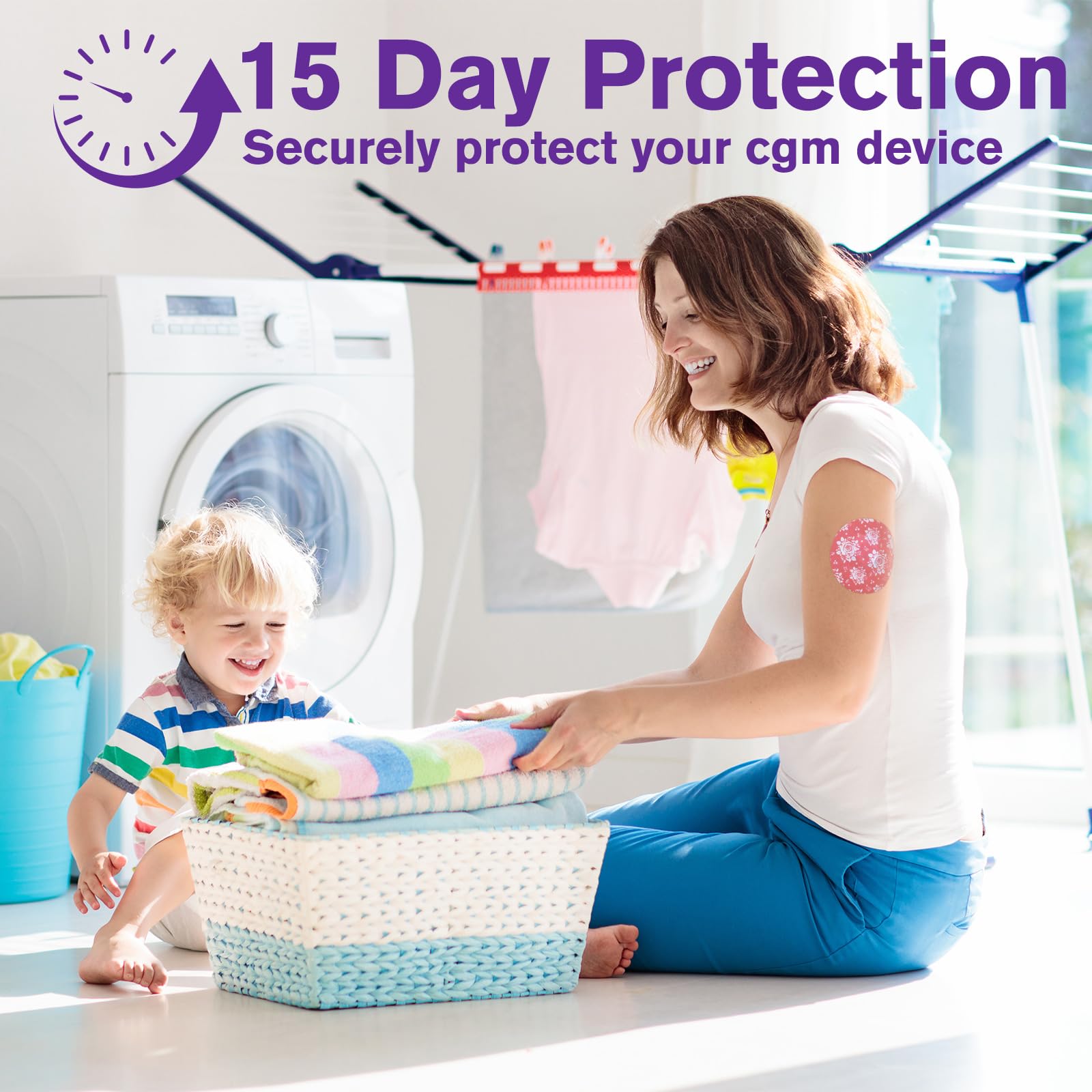 10 Pack Libre 3 Plus Sensor Covers Waterproof & Sweatproof Patches for Libre 3 Sensor & Plus,Hypoallergenic & Latex Free,Breatha
