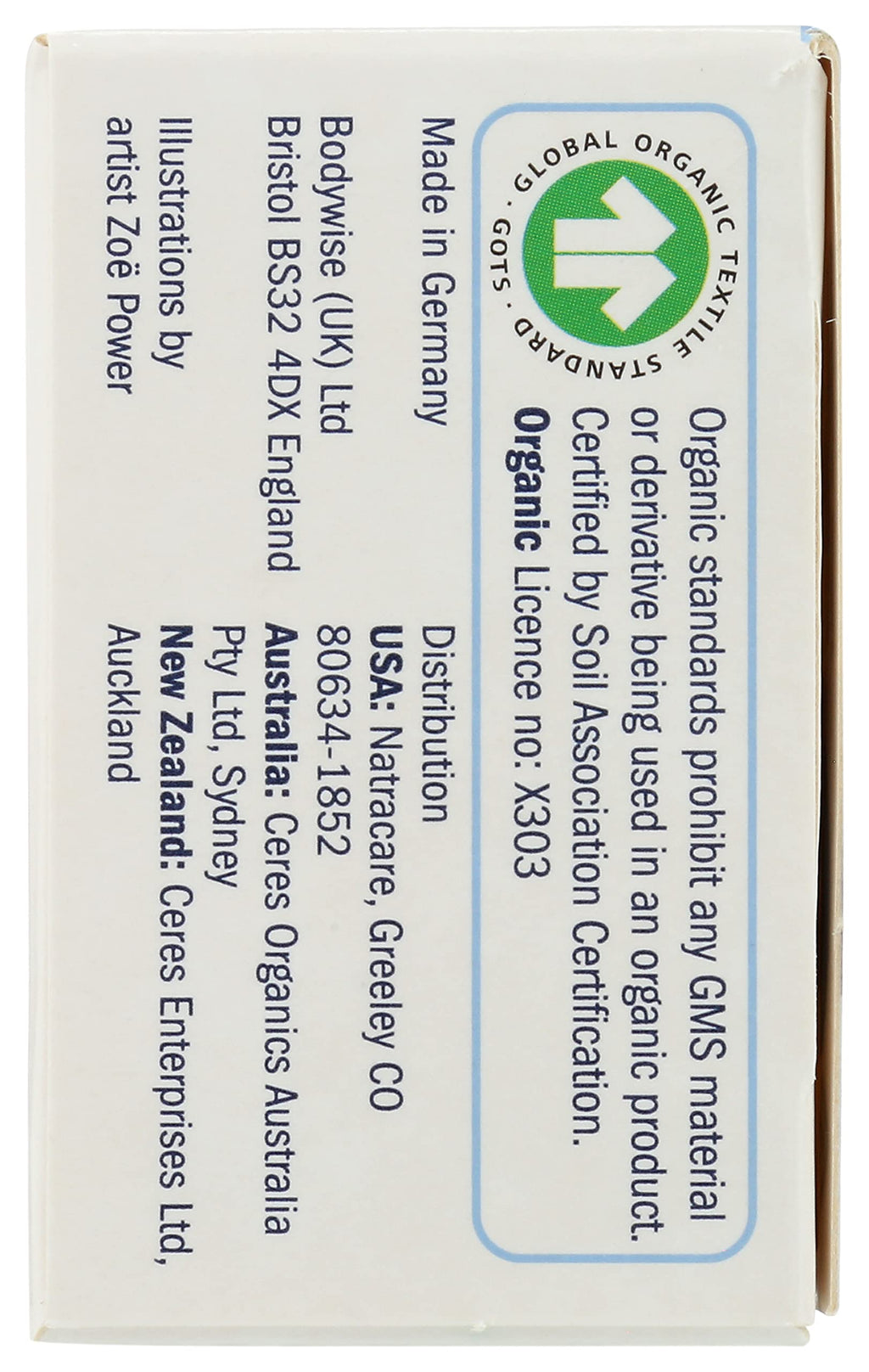 Natracare Organic Cotton Tampon Super Plus 20 Count (6 Pack)