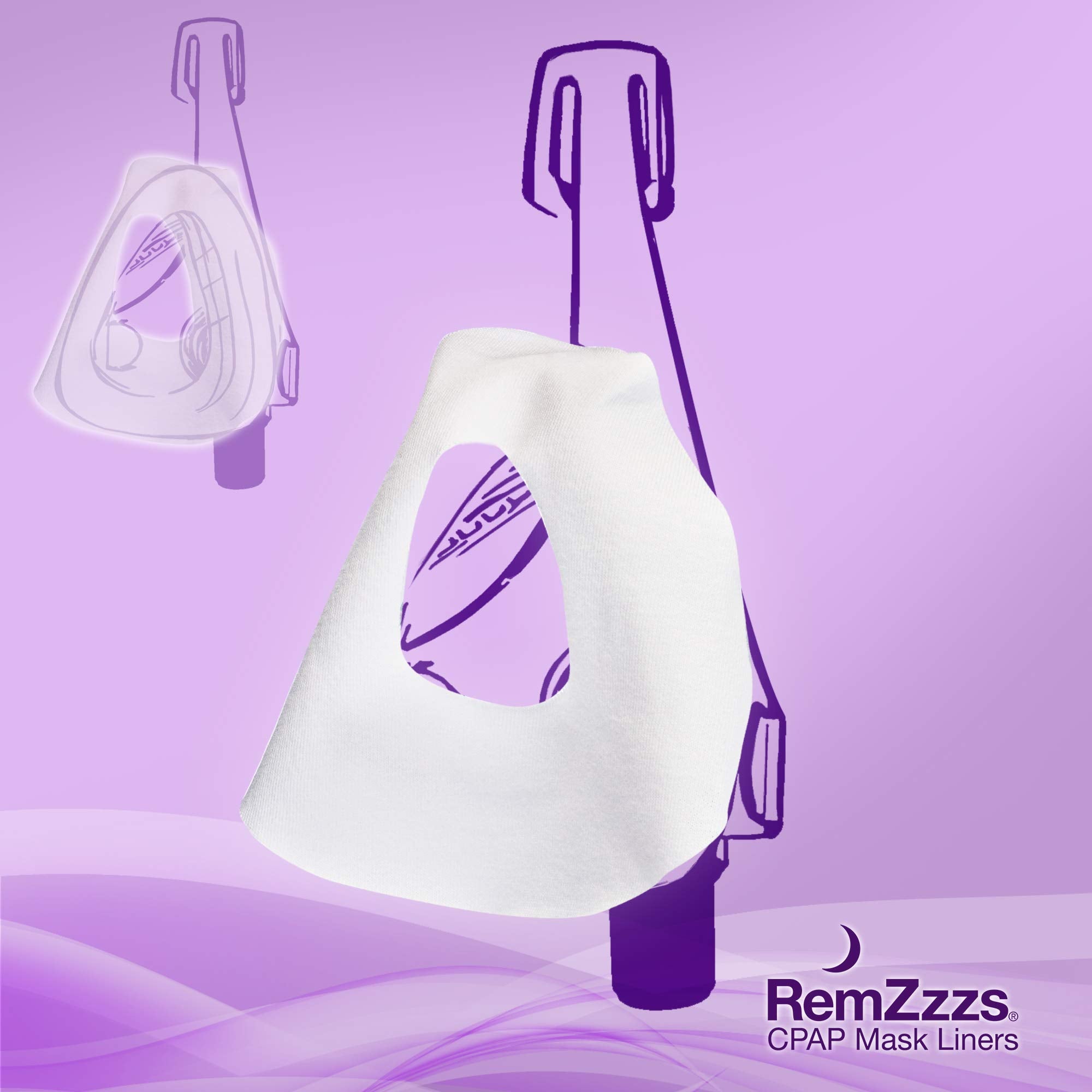 RemZzzs Full Face Cpap Mask Liners (K2-FM) - Reduce Noisy Air Leaks and Painful Blisters - Cpap Supplies and Accessories - Compa