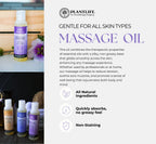 Plantlife Lavender Massage Oil - Absorbs Deeply into The Skin and is Circulated Throughout, Providing Optimum Benefit to The Min