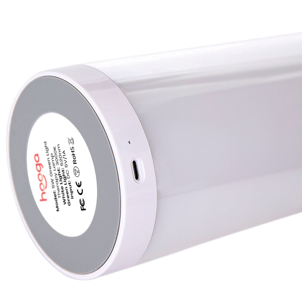 Hooga Green Light Therapy Lamp for Migraines, Headaches, Insomnia, Light Sensitivity, Anxiety Relief. Narrow Band Green LEDs. So