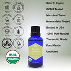 Organic, Marjoram Essential Oil, Food Grade - 100% Pure, Sweet Marjoram Essential Oil, by Zongle Therapeutics, 1 OZ