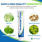 CHARMPOO Antifungal Cream for Foot and Body: Fast Relief Athletes Foot Jock Itch Psoriasis Ringworm Eczema Rashes - Powerful He