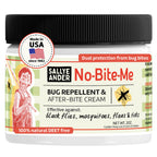 SALLYEANDER No Bite Me All-Natural Bug & Insect Repellent - Anti Itch Cream - 2 oz - Safe for Kids and Infants - Repels Mosquito