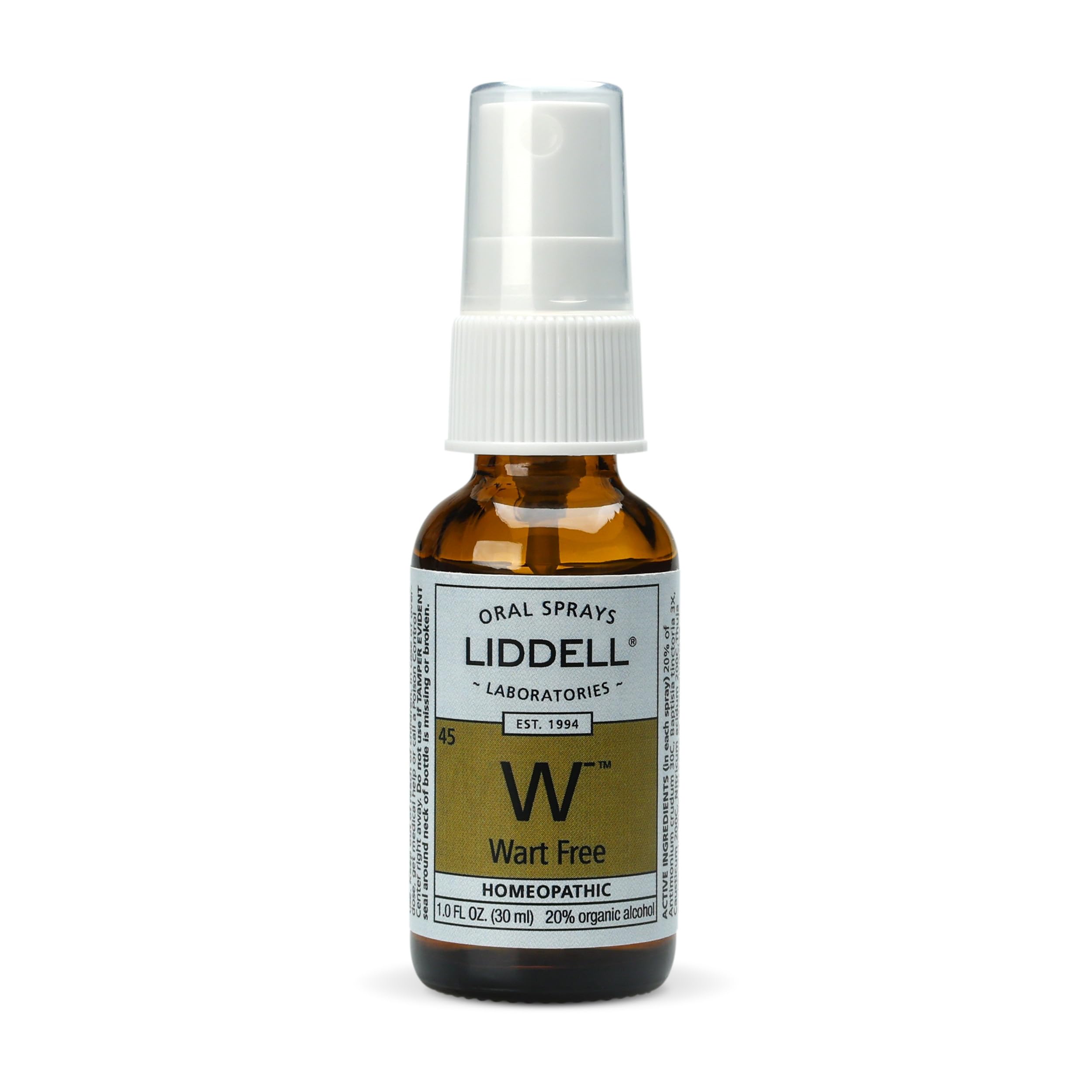 Liddell Wart Free Homeopathic 1 oz Liquid