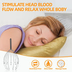 YEZY Head Massager 20 Fingers Head Scratcher Scalp Massager, Back Scratcher, Stocking Stuffers for Scalp Massage Back Massage (B