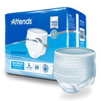 Attends Protective Underwear with DermaDry Technology for Adult Incontinence Care, Unisex, Large, White, 72 Count, Pack of 4