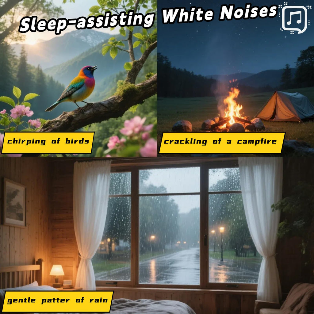 Depulat 4-in-1 7-Color Flame Aroma Essential Oil Diffuser, 450ML Quiet Humidifier for Large Room Mist Adjustable, Bluetooth Spea