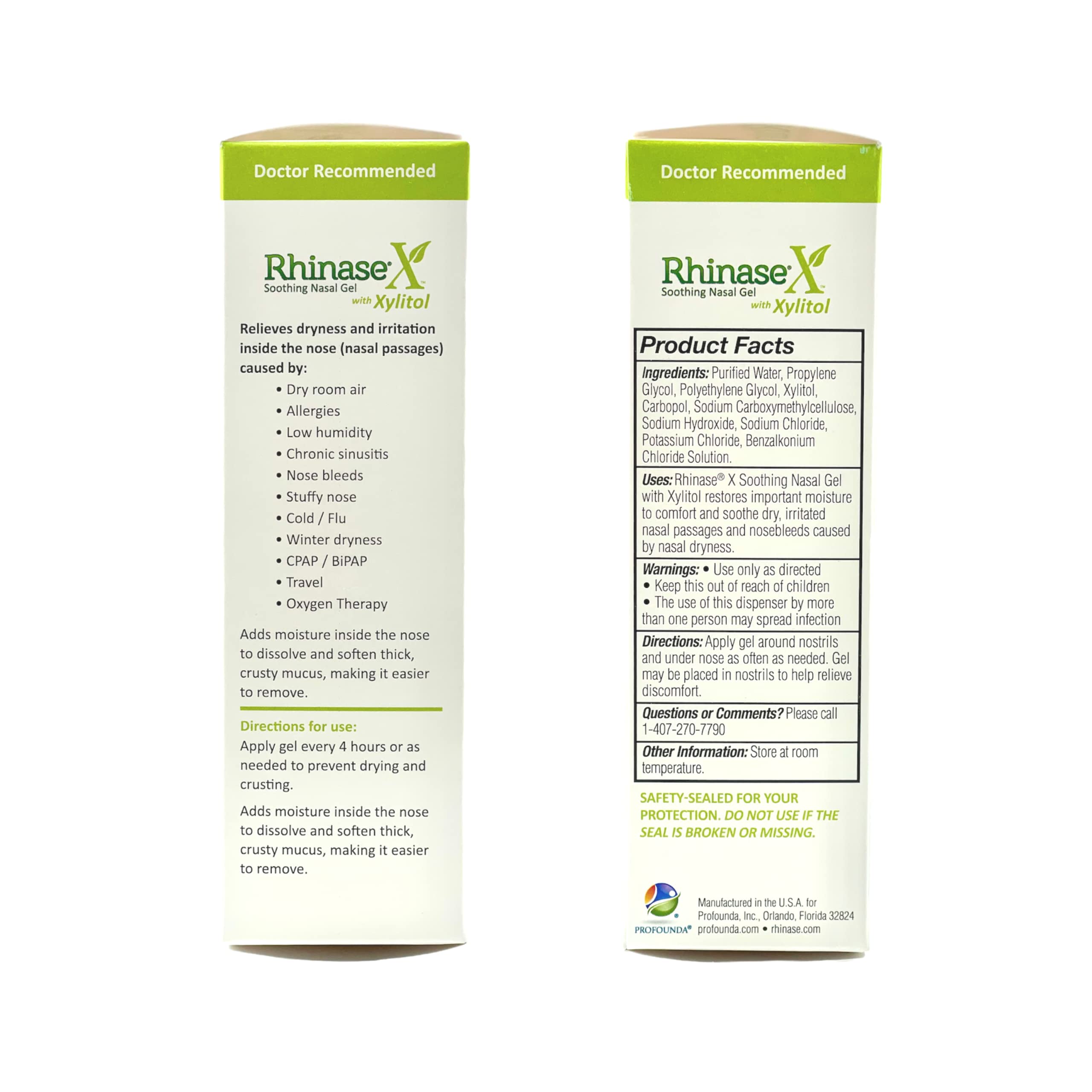 Rhinase X Nasal Gel | Less Sneezing, Itchiness, Nasal drip and Congestion | Mores Than Just Saline | Now with Xylitol | Long Las