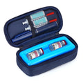 YOUSHARES Insulin Vials Cooler Travel Case - TSA Approved Diabetic Medication Vial Cooling Bag with Protective Ice Brick, Refrig