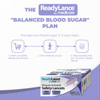ReadyLance, Pressure Activated Safety Lancets, 100 Lancets, 30Gx1.6MM, Purple