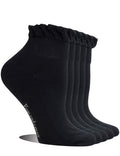 Yomandamor Women's 5 Pairs Non-binding Diabetic Ankle Dress/Casual Socks with Seamless Toe