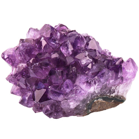 SUNYIK Natural Amethyst Quartz Crystal Cluster,Druzy Geode Specimen Gemstone Sculpture Sphere(0.1-0.2lb)
