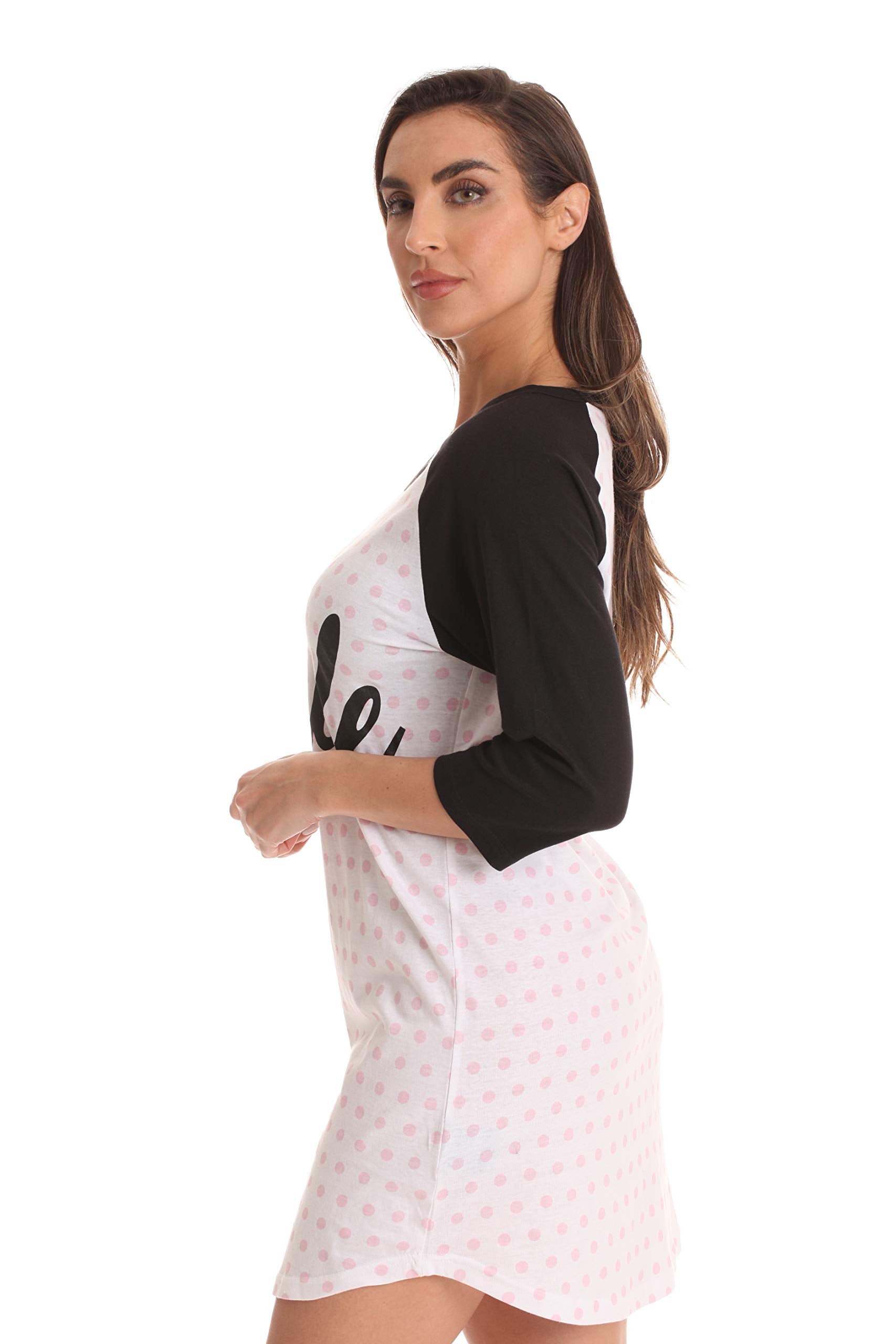 Just Love Bridal Party Sleep Shirt with Sleep Mask 6786-259-L