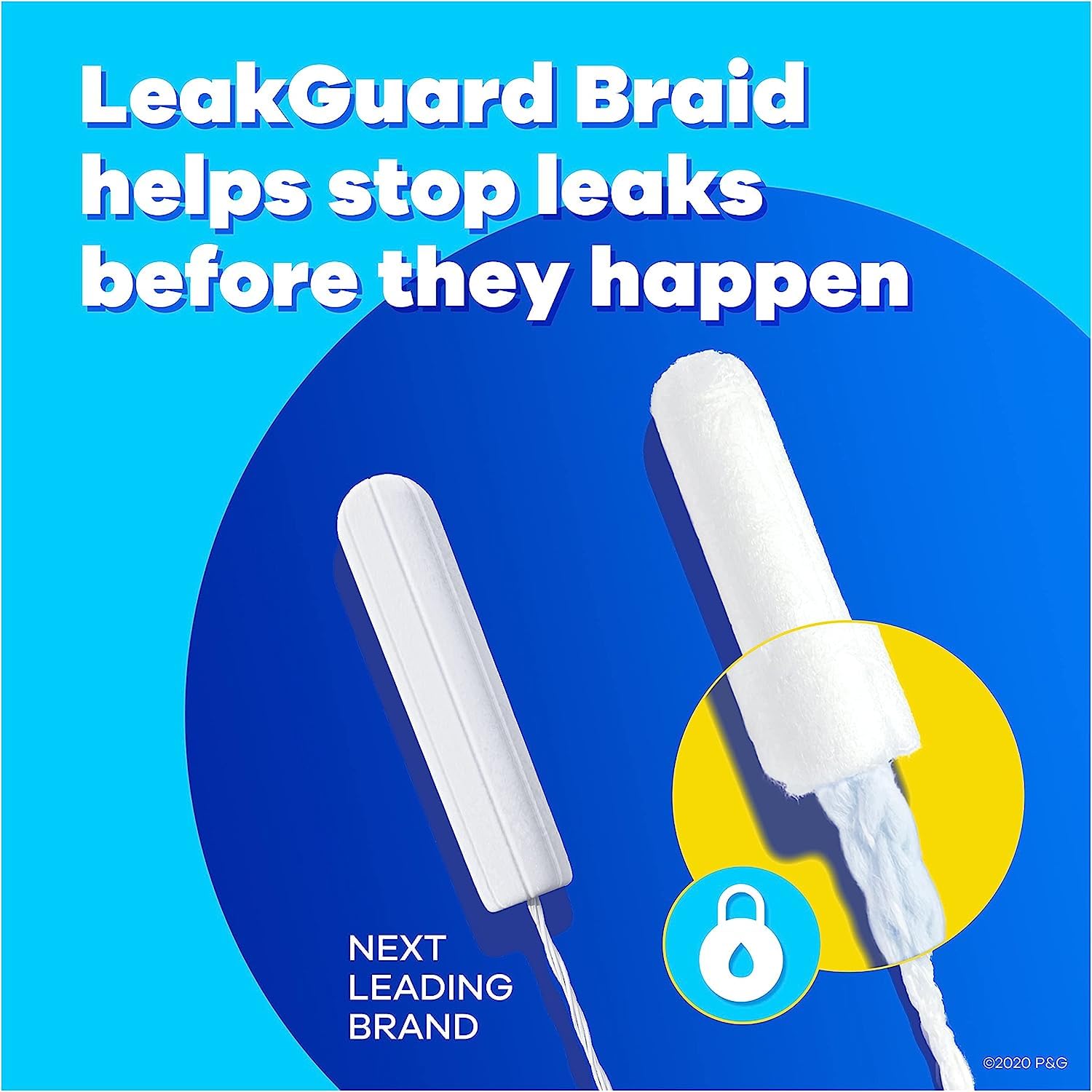 Tampax Pearl Tampons, with LeakGuard Braid, Ultra Absorbency, Unscented, 45 Count (Pack of 1) - Packaging May Vary