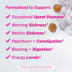 Pink Stork Organic Peppermint Sweets for Morning Sickness and Motion Sickness Support, Added Vitamin B6, 1st Trimester Pregnancy