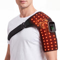 Red Light Therapy for Shoulder with Massage, 660nm & 850nm Infrared, 76 LED