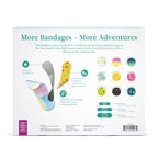 Welly Bandage Refill Ready Pack | Adhesive Flexible Fabric Bandages | Bulk Assorted Shapes and Patterns for Minor Cuts, Scrapes,