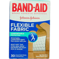 BAND-AID Brand Flexible Fabric Bandages Assorted Sizes, 30 Count