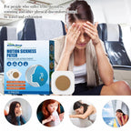 Generic Motion Sickness Patches, 10 Count Sea Sickness Patches Non Drowsy, Motion Sickness Patches for Cruise Airplanes Cars Bus