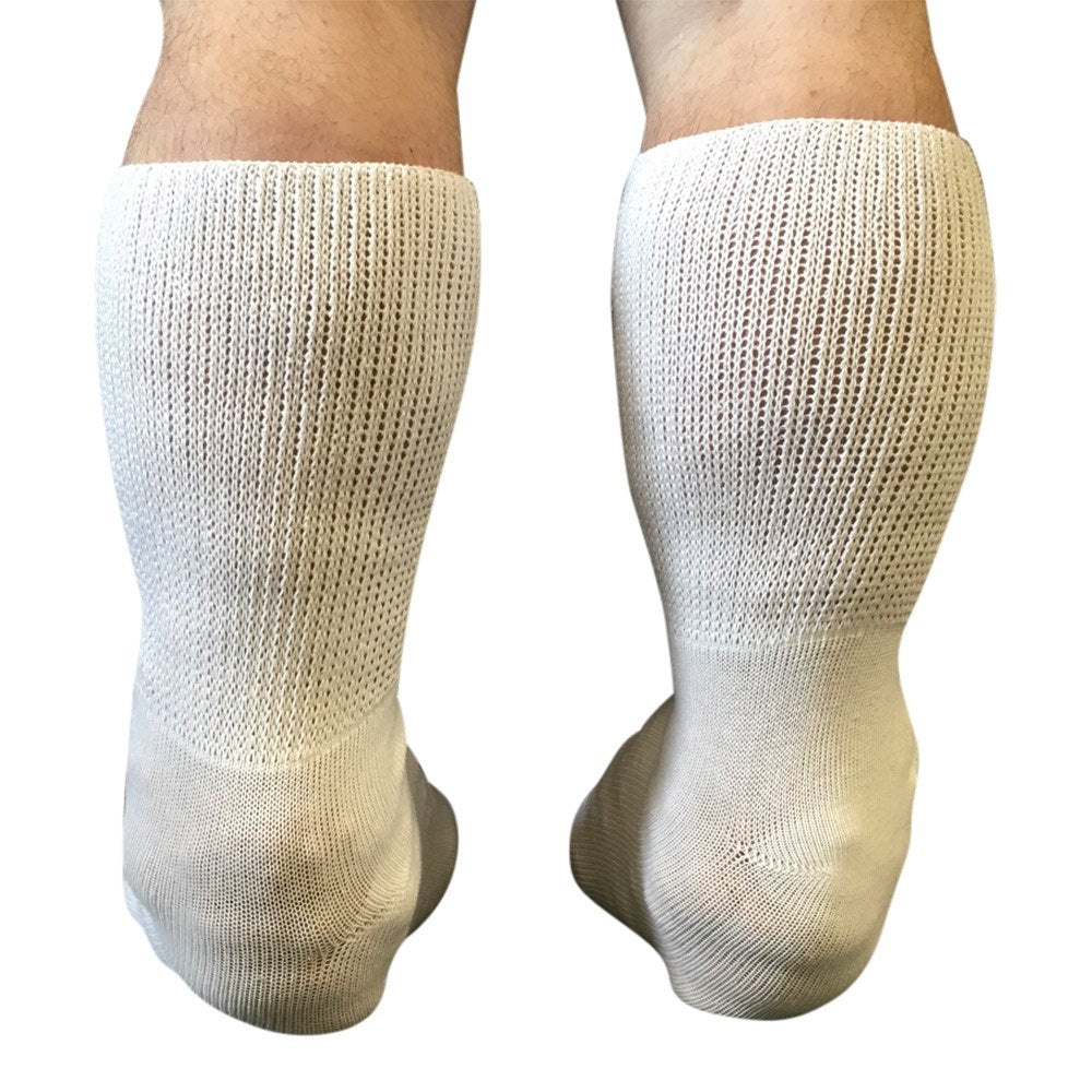 Bariatric Sock for Extreme Lymphedema Calf stretches to 30'' (Black)